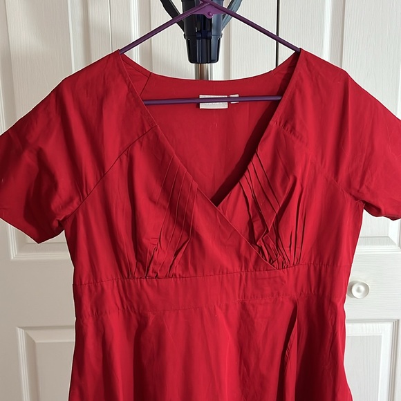 👗BOGO- Gorgeous Red eShakti faux wrap maxi dress. Size 16. Excellent condition. - Picture 2 of 4
